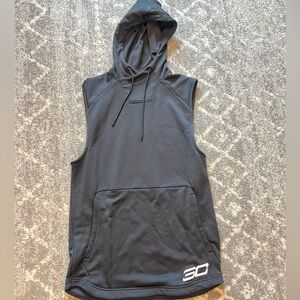 Under Armour Black Sleeveless Hoodie